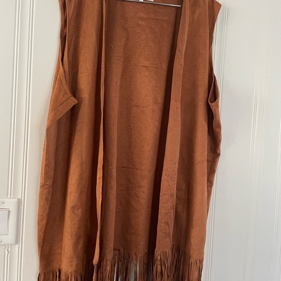 Cowboy suede vest for women - Picture 4 of 5